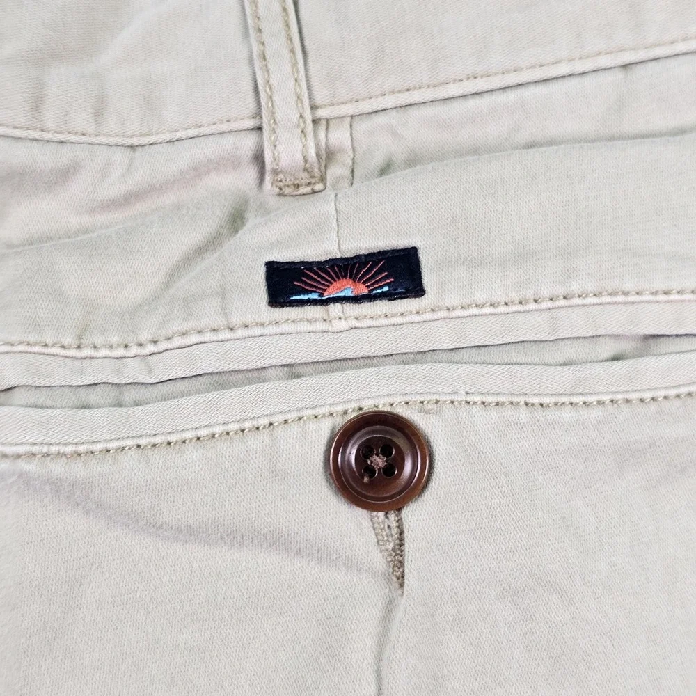 Faherty Shorts Mens 32 Chino Classic Casual Summer Lightweight